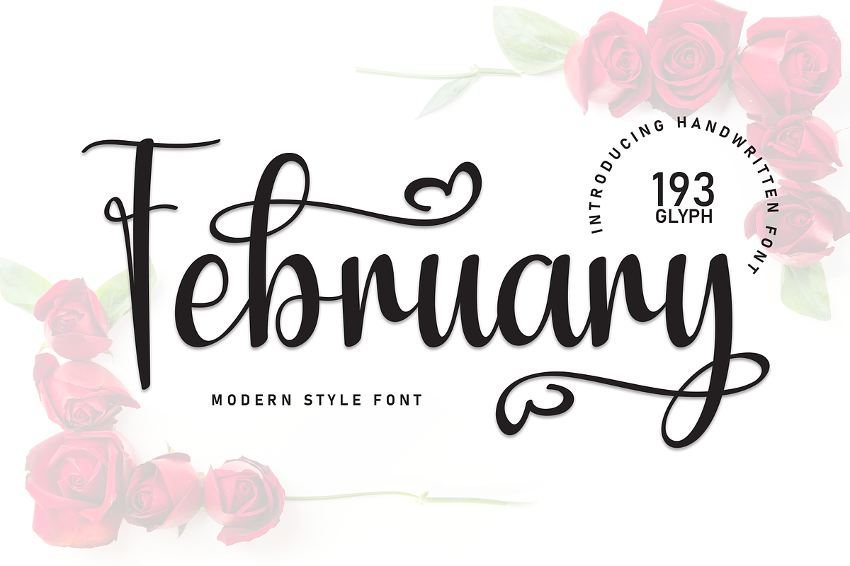 February | Script Font, a Handwritten Font by Scratchones (Photo 1 of 9)