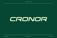 Cronor - Modern Sport Typeface