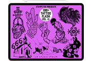 BUNDLE 2 - Tattoo Flash - Stamp Sets, a Brush Add-On by LA Studio Sthlm (Thumbnail 5 of 17)