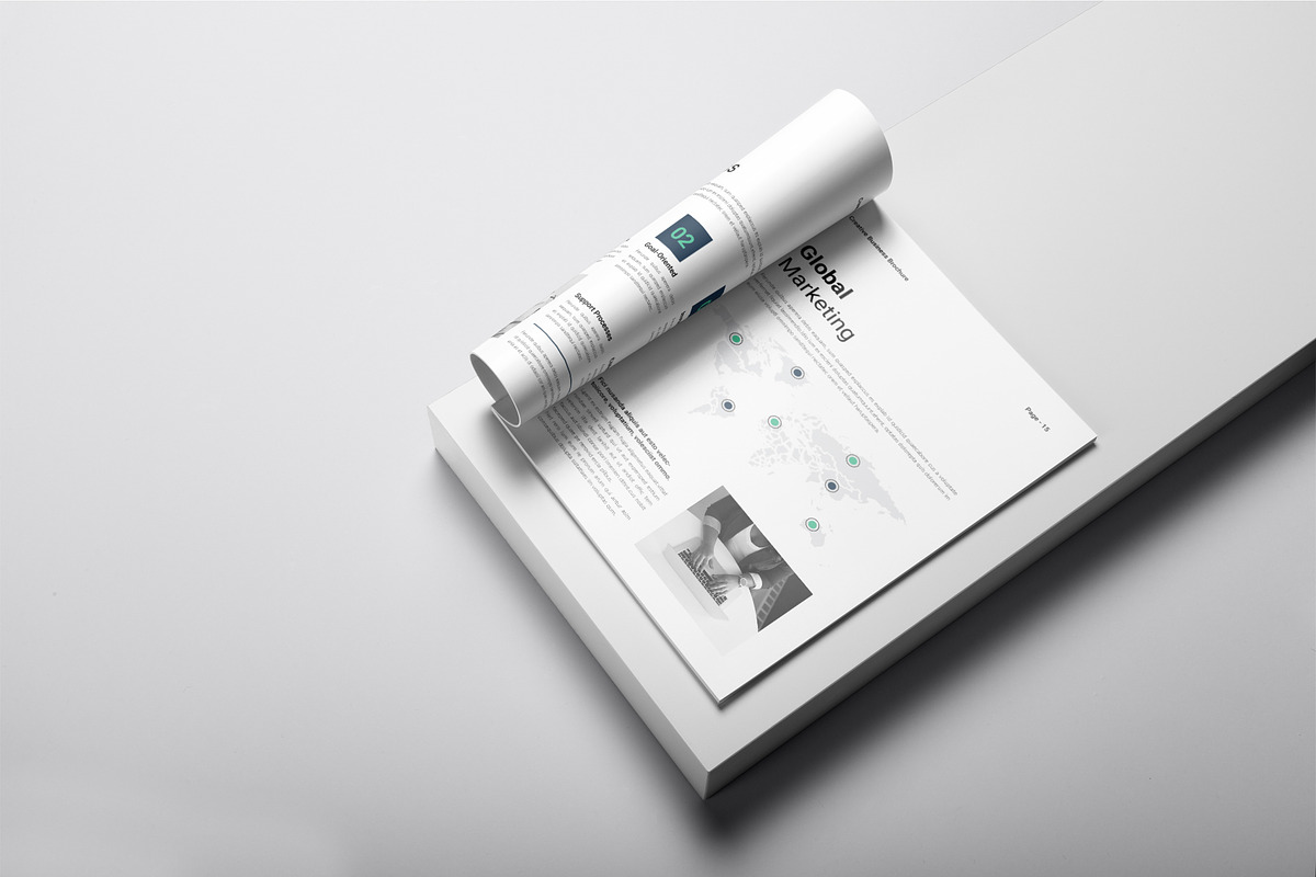 Business Brochure Template, a Brochure Template by DesignCrest (Photo 8 of 13)