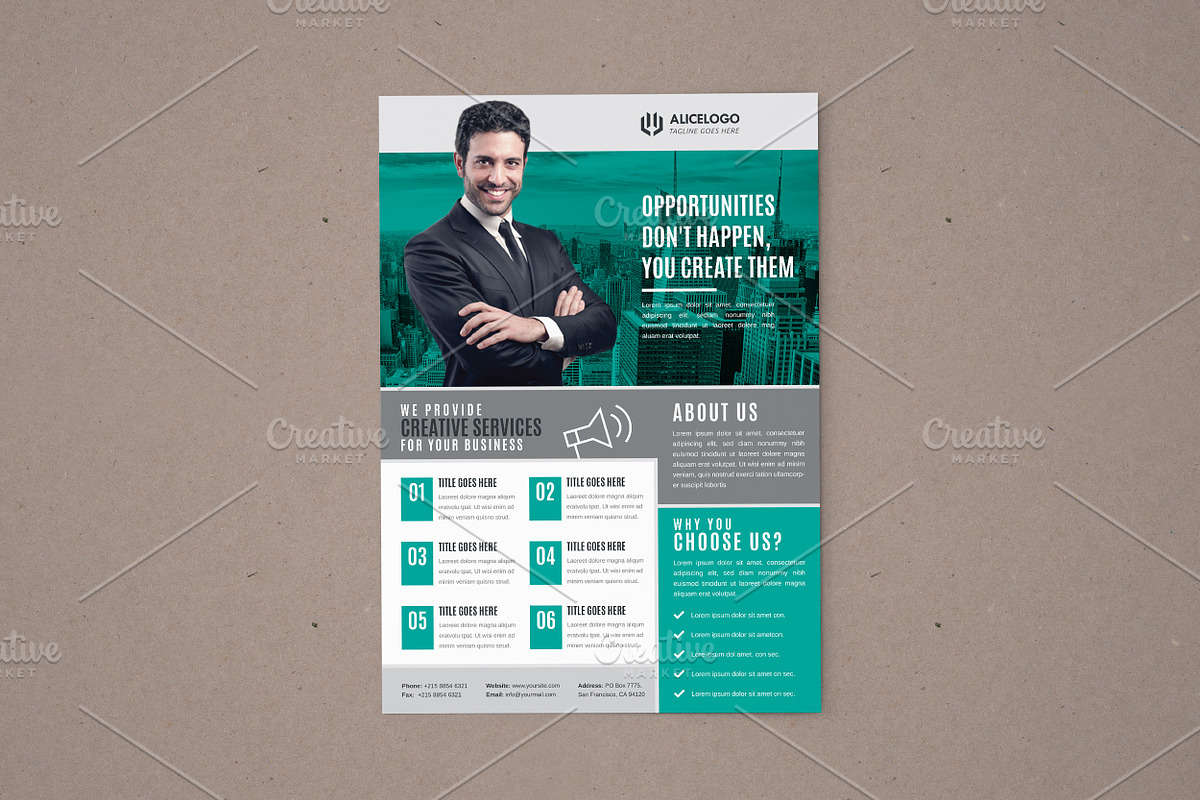 Flyer Template, a Flyer Template by Alice_s (Photo 7 of 10)