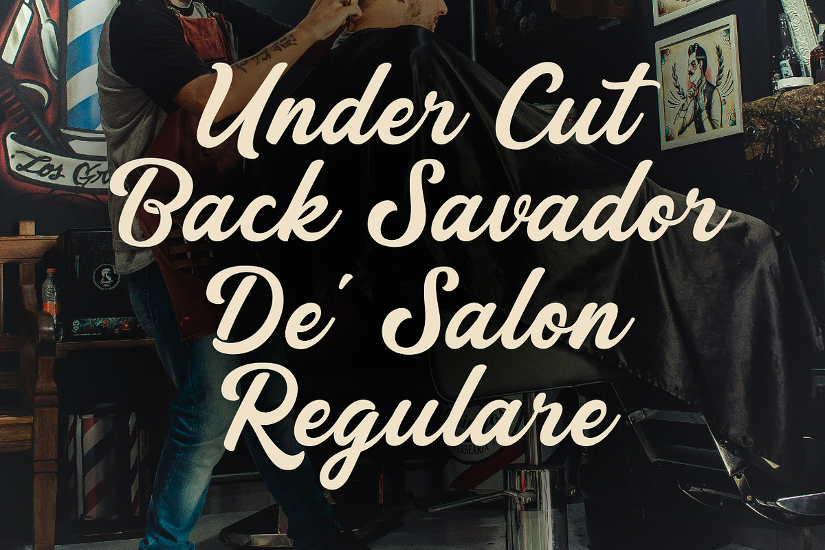 Barberico: The Bold & Stylish Script, a Script Font by fopifopi (Photo 5 of 7)