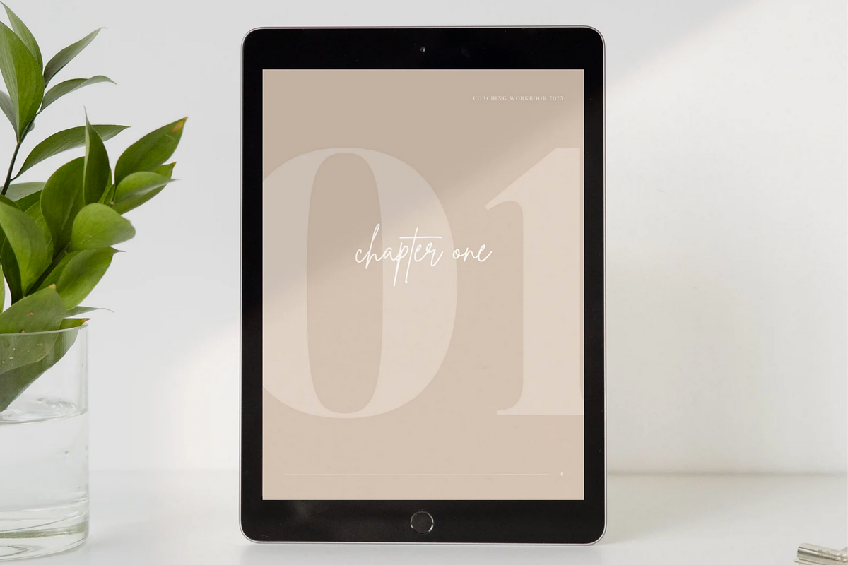 Minimalist Ebook Workbook Canva, a Marketing Template by frommakertomaker (Photo 7 of 8)