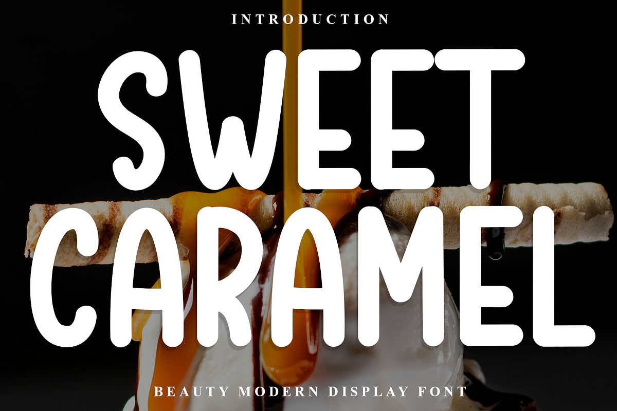 Sweet Caramel, a Sans Serif Font by InermediaSTUDIO (Photo 1 of 8)