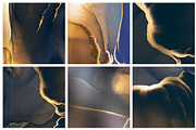 Navy Blue & Gold Alcohol Ink, a Texture Graphic by sibel dayı (Thumbnail 4 of 5)