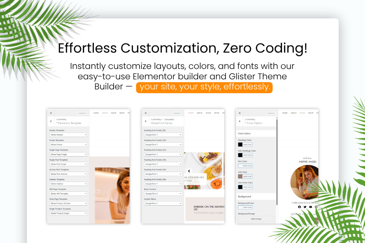 Venus - Woocommerce Elementor Blog WP Theme preview 2