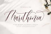 Marithonia Script, a Script Font by JamalCreativeStudio (Thumbnail 1 of 9)