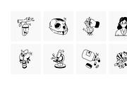 Biology Doodles Icons Set, an Outline Icon by Prosymbols (Thumbnail 6 of 6)