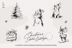 Christmas Sketch Nostalgia Pack