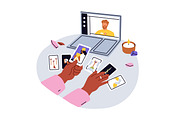 Astrology, tarot, numerology experts, a Person Illustration by Good Studio (Thumbnail 4 of 7)
