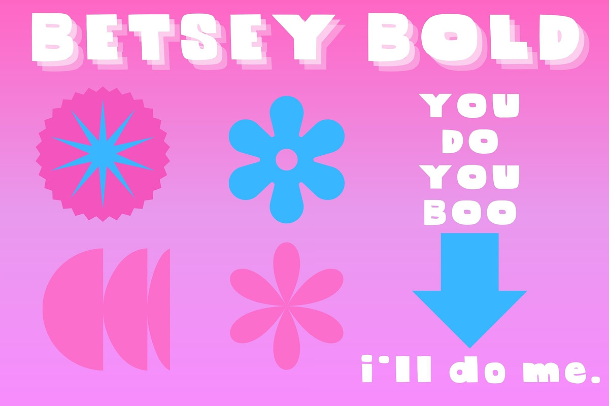 Betsey Bold a Hand-written font, a Handwritten Font by Eryn Rose Design (Photo 2 of 4)