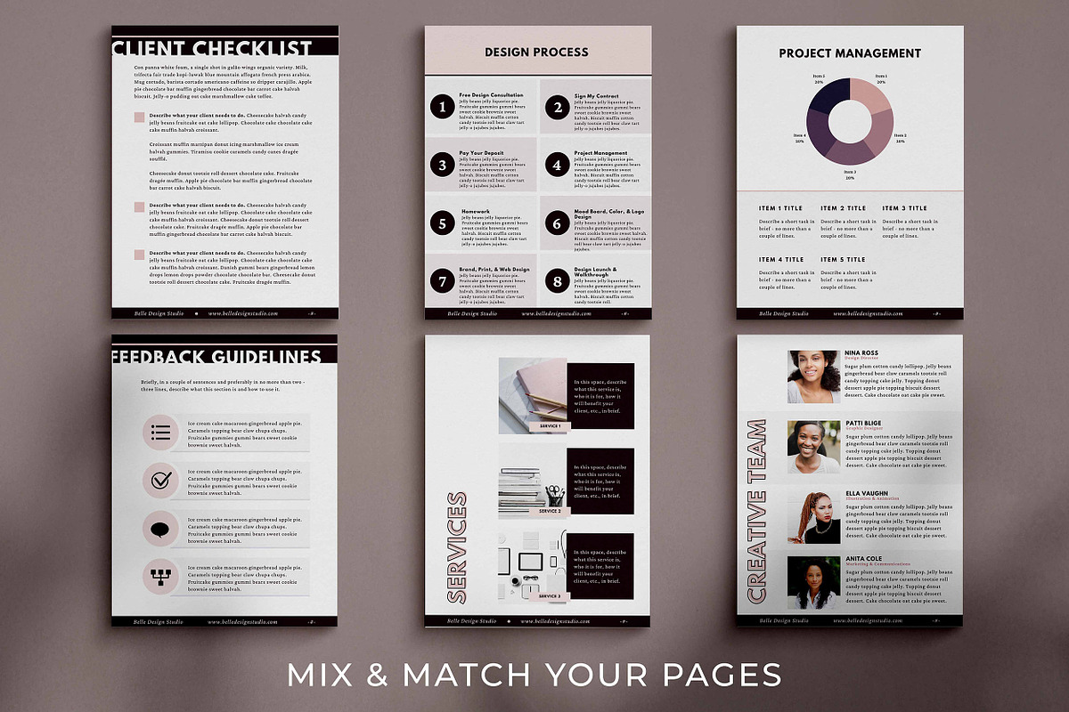 Canva Client Welcome Packet | Belle, a Marketing Template by Digital Diva Design (Photo 7 of 11)
