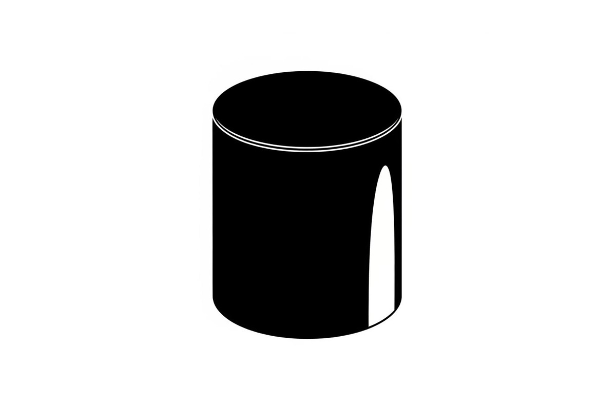 Black Cylinder 3D Geometric Shape, a Graphic by Designer_Momina (Photo 9 of 10)