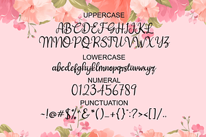 Love And Heart -Handwritten Fonts