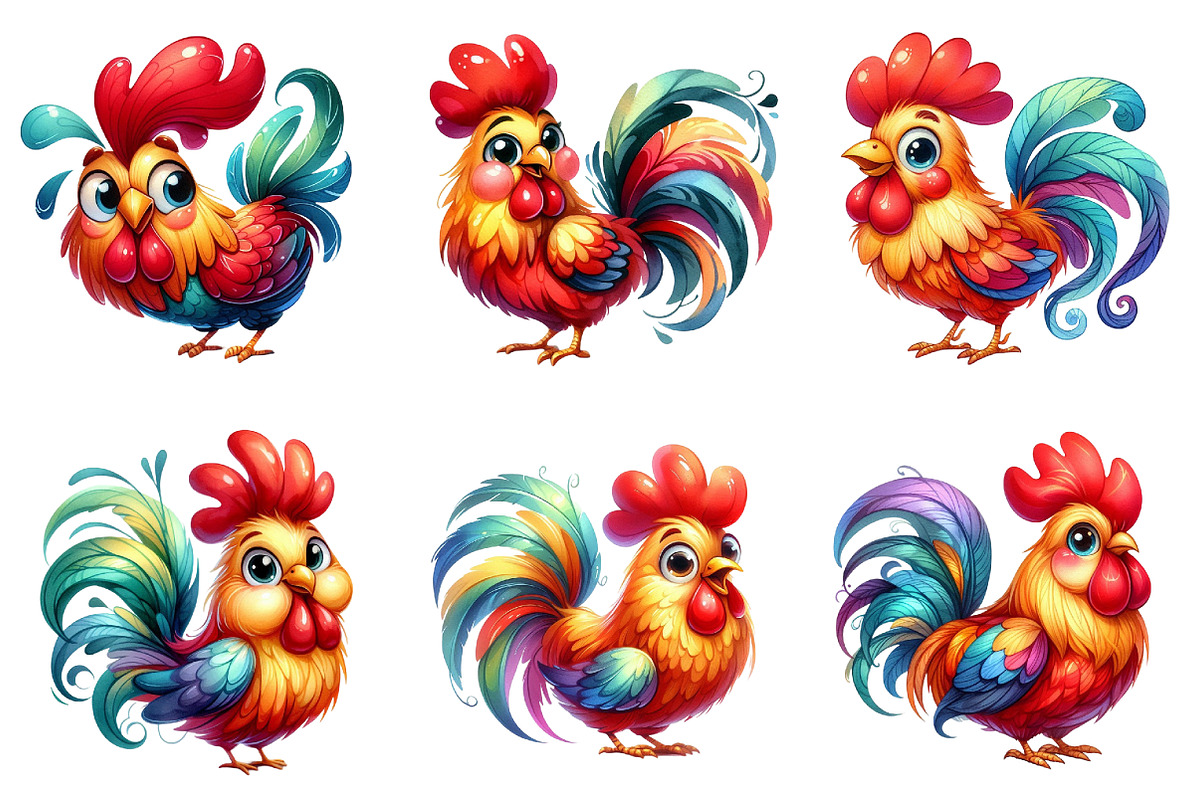 Funny Chicken Svg Chicken Png Rooste, an Illustration by DreamArtGraphic (Photo 2 of 4)