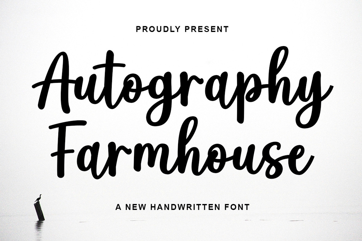 Autography Farmhouse, a Script Font by Rotterlab Studio (Photo 1 of 7)