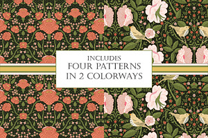 William Morris Style Patterns