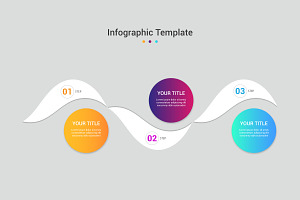 3 Infographic template, a Presentation Template by Limino™ Studio