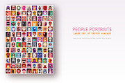 People portraits bundle, a Person Illustration by danjazzia (Thumbnail 1 of 2)