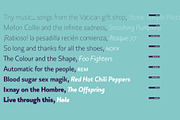 Copihue, a Sans Serif Font by Letritas (Thumbnail 5 of 12)