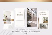 White and Gold Instagram Templates, a Social Media Template by Innova Studio (Thumbnail 7 of 9)