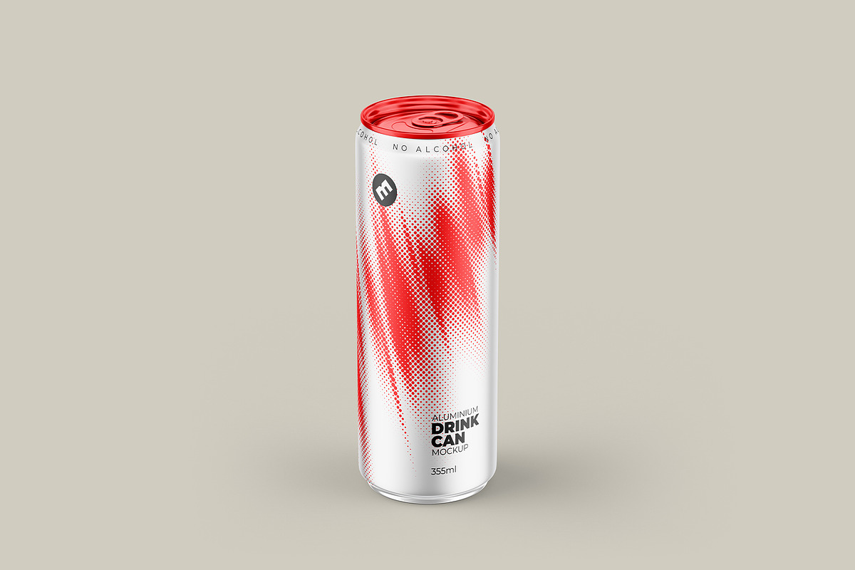 Sleek 355ml Aluminium Can Mockup, a Packaging Mockup by easymock (Photo 6 of 12)
