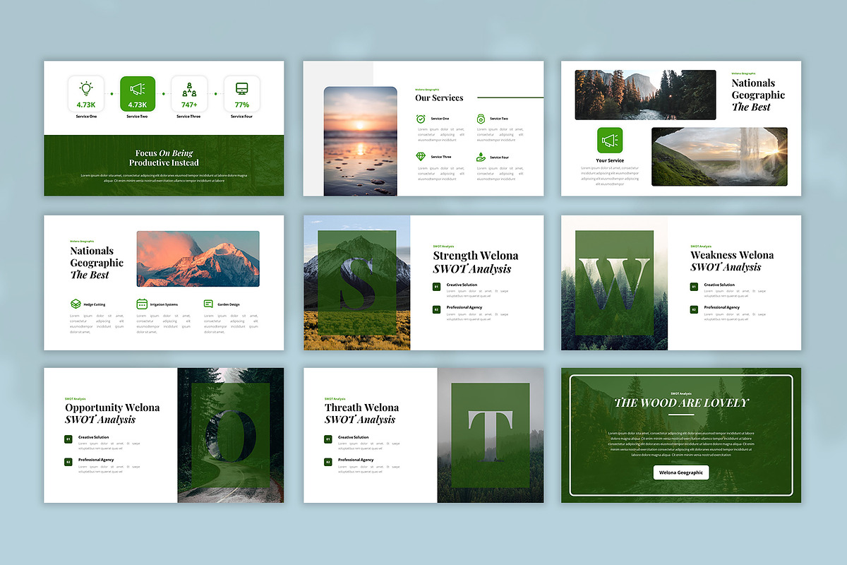 Environment Keynote Presentation, a Presentation Template by Salamahtype (Photo 4 of 5)