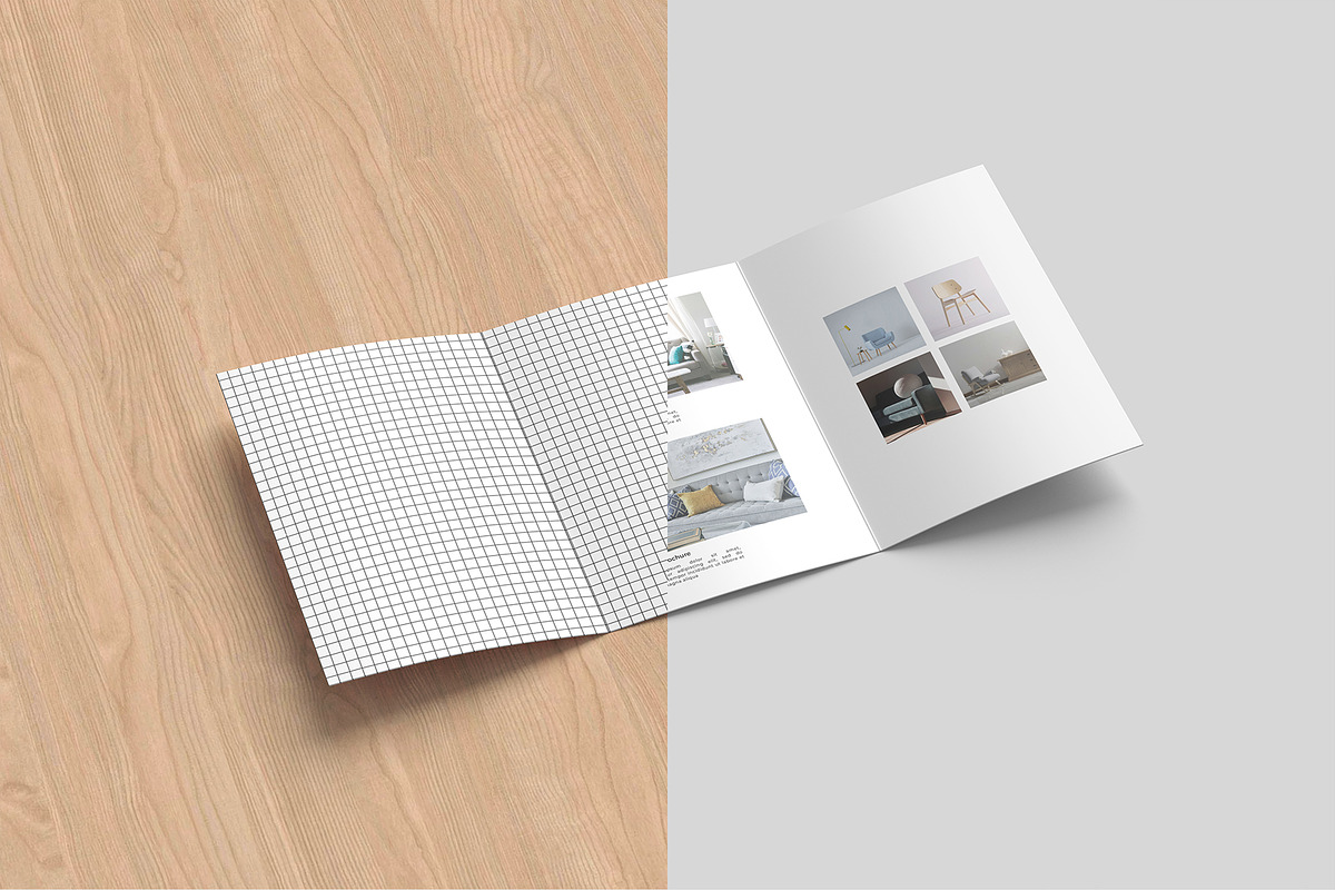 A5 Trifold Brochure Mockup, a Books & Magazine Mockup by graphicpages (Photo 4 of 16)