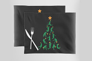 Basketball Christmas Tree SVG DXF, a Decorative Illustration by Kluva's Wavy Silhouettes (Thumbnail 2 of 4)