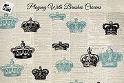 Vintage Crowns, a Brush Add-On by Vintage Style Designs (Thumbnail 1 of 2)
