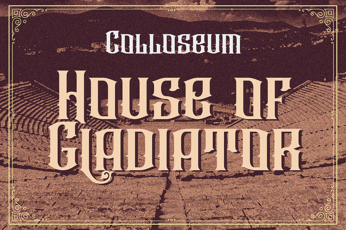 Raizen - Victorian Style Font, a Blackletter Font by StringLabs (Photo 13 of 15)