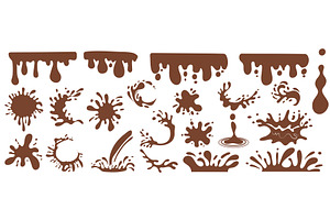 Chocolate splash, a Food Illustration by alexdndz