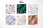 The Fleur blossom collection, a Pattern Graphic by solmariart (Thumbnail 3 of 12)