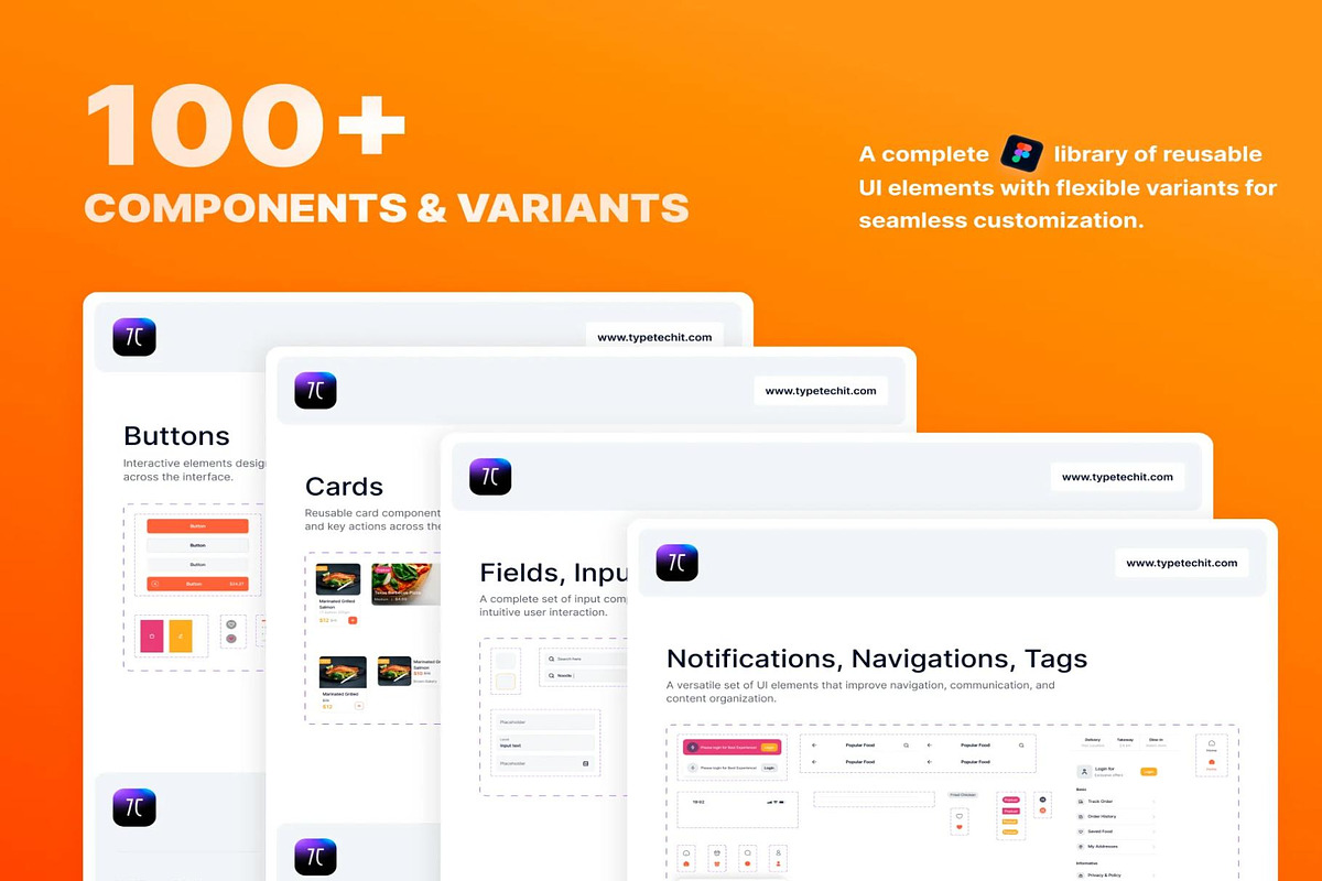 Quick Chicken Food Delivery UI Kit, an UI Kit Template by Creative Perspective (Photo 4 of 5)