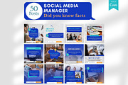 Social Media Manager -Canva Posts, a Social Media Template by Viral Content Design (Thumbnail 7 of 17)
