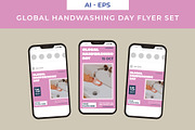 Handwashing Day Flyer Set, a Flyer Template by Lakhan1998 (Thumbnail 2 of 2)