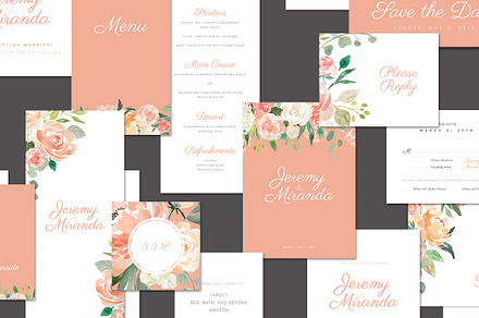 Modern Floral Wedding Suite