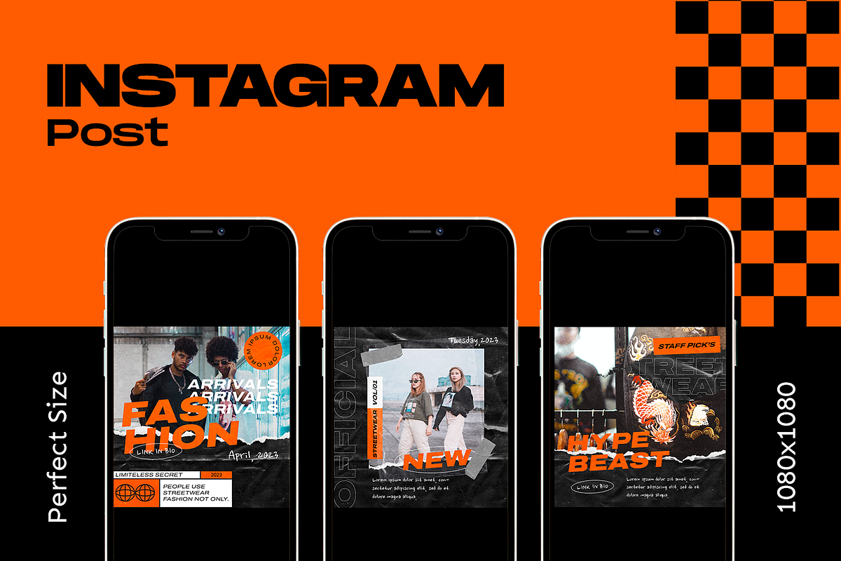 Contus Hypebeast Instagram Template, a Social Media Template by Shinra Labs (Photo 2 of 5)