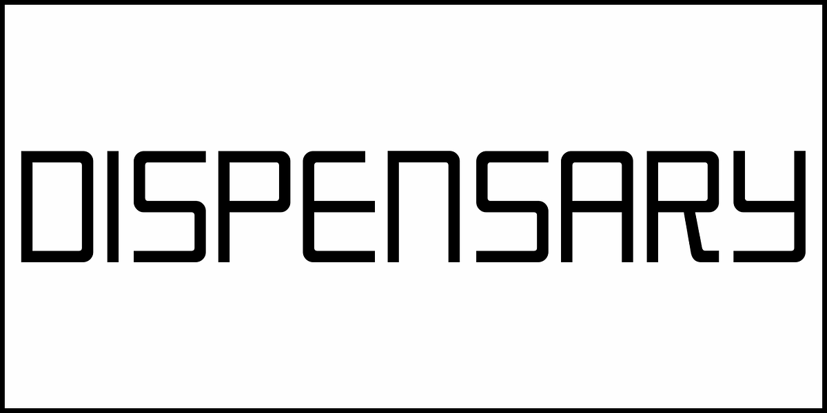 Dispensary JNL, a Sans Serif Font by Jeff Levine Fonts (Photo 2 of 5)