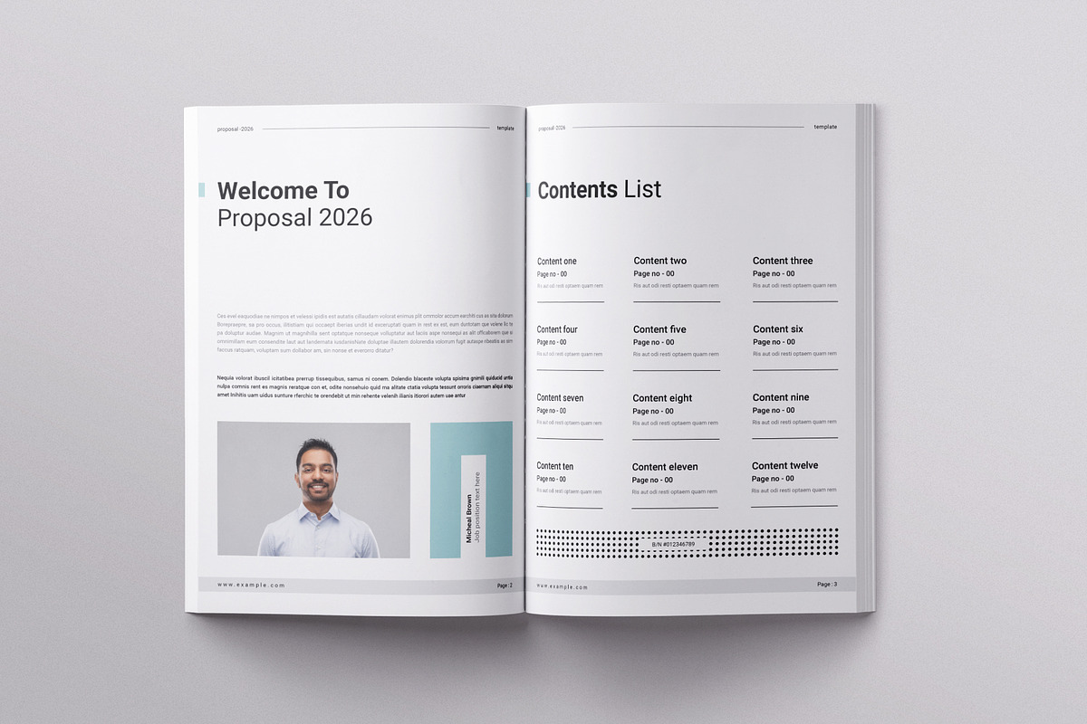 Project Proposal Template | CANVA, a Brochure Template by ArtisanaAura (Photo 3 of 10)