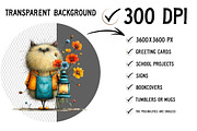 Quirky Whimsical Dog Clipart Bundle, an Animal Illustration by Craft Nest (Thumbnail 2 of 5)