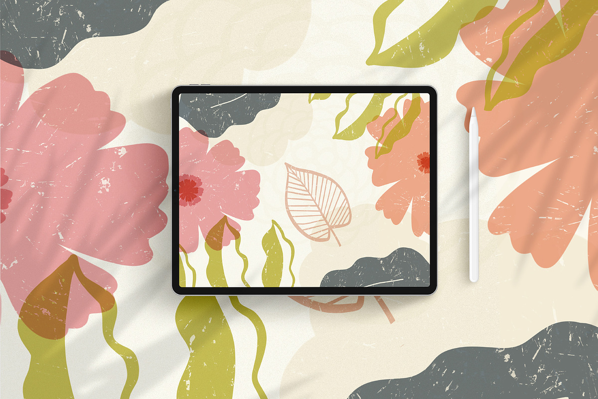 Textured Flower Stamp Brushes, a Brush Add-On by Sweet Fig (Photo 7 of 9)