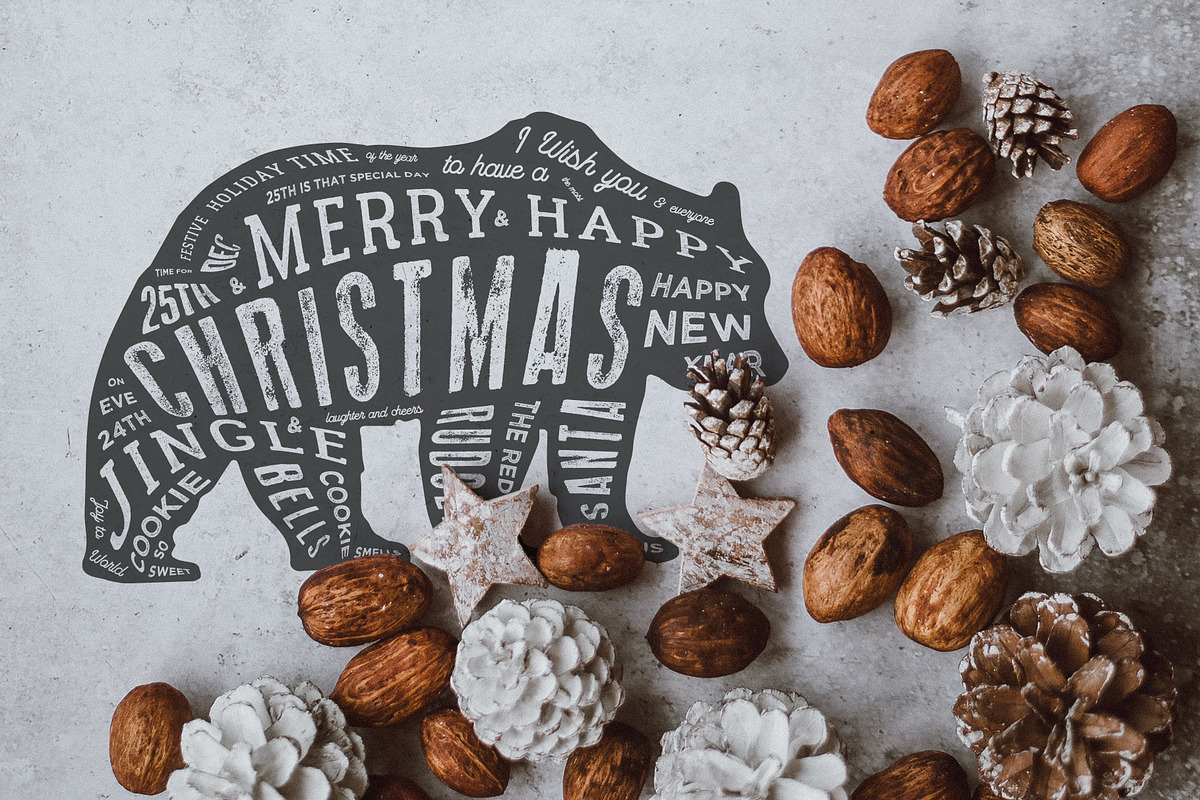 50 Retro Modern Christmas Logos, a Branding & Logo Template by Graphicdome (Photo 6 of 11)