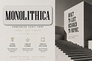 Monolithica serif font, a Serif Font by pictranoosa_studio (Thumbnail 4 of 6)