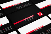 Red & Black Business Card CM025, a Business Card Template by annozio (Thumbnail 4 of 4)
