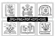 Floral Books Bold & Easy Book, a Decorative Illustration by Design Station (Thumbnail 8 of 9)