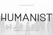 Humanist, a Sans Serif Font by FreshTypeINK (Thumbnail 1 of 8)