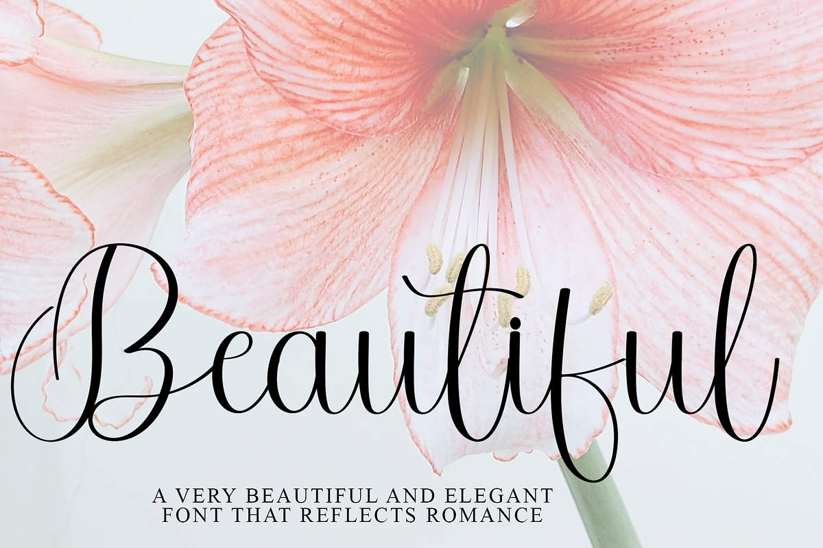 Simple Calligraphy, a Handwritten Font by InermediaSTUDIO (Photo 3 of 7)