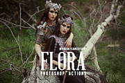 17 Flora Photoshop Actions, an Action Add-On by Light Hero Studios (Thumbnail 1 of 5)