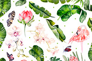 Hand Drawn watercolor TROPICS 2, an Object Graphic by Knopazyzy (Thumbnail 2 of 4)